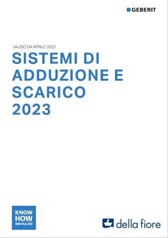 GEBERIT - Listino Sistemi 2023